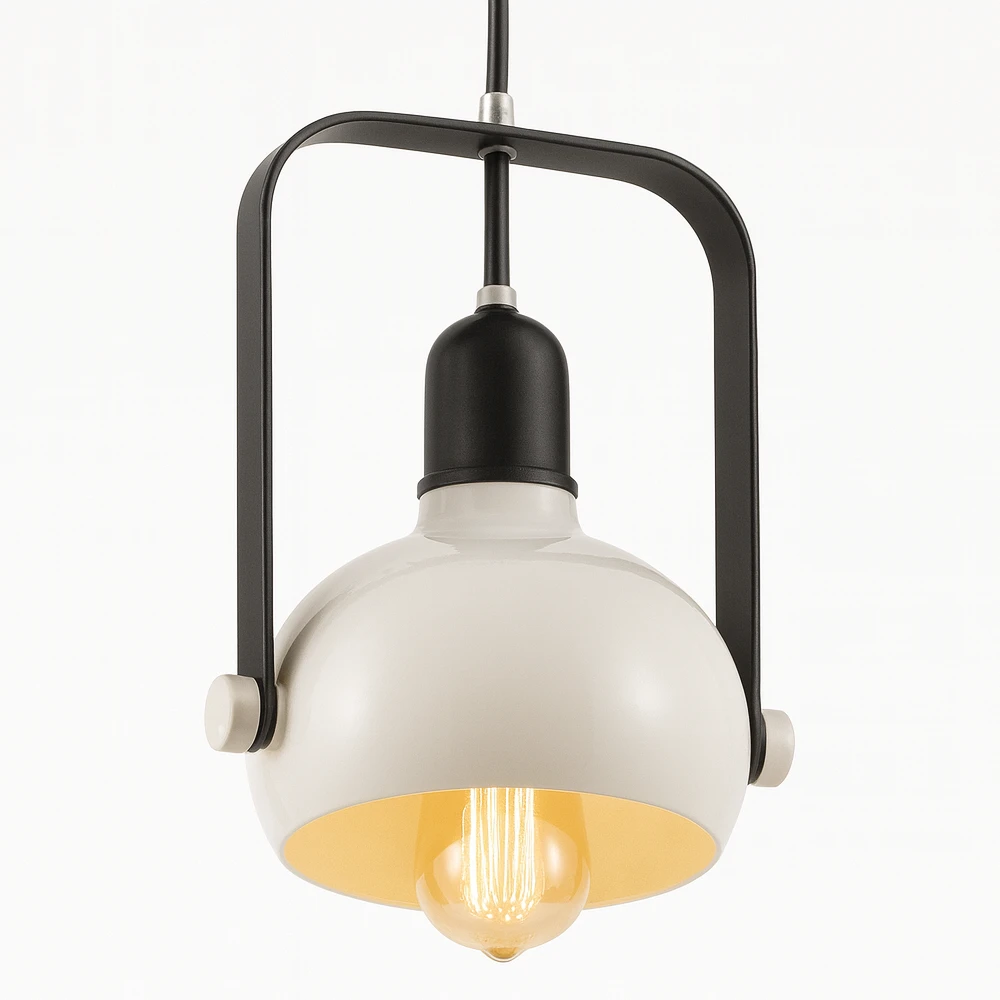 COLGANTE LL-1001-1P-BW BLACK+WHITE