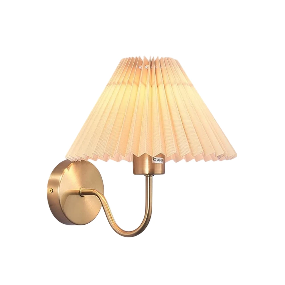 APLIQUE D/PARED INT/DECOR. 1*E27 KJBD-510 GD+BEIGE