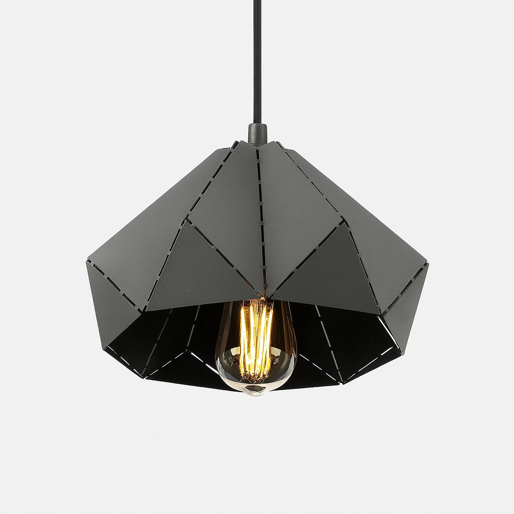 COLGANTE MINIMALISTA 3202/1 GRAFITO 31*31*94CM