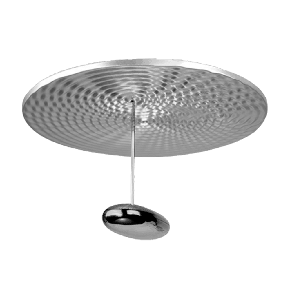 APLIQUE DE TECHO PLATEADO LL-1033C/1 60*34CM