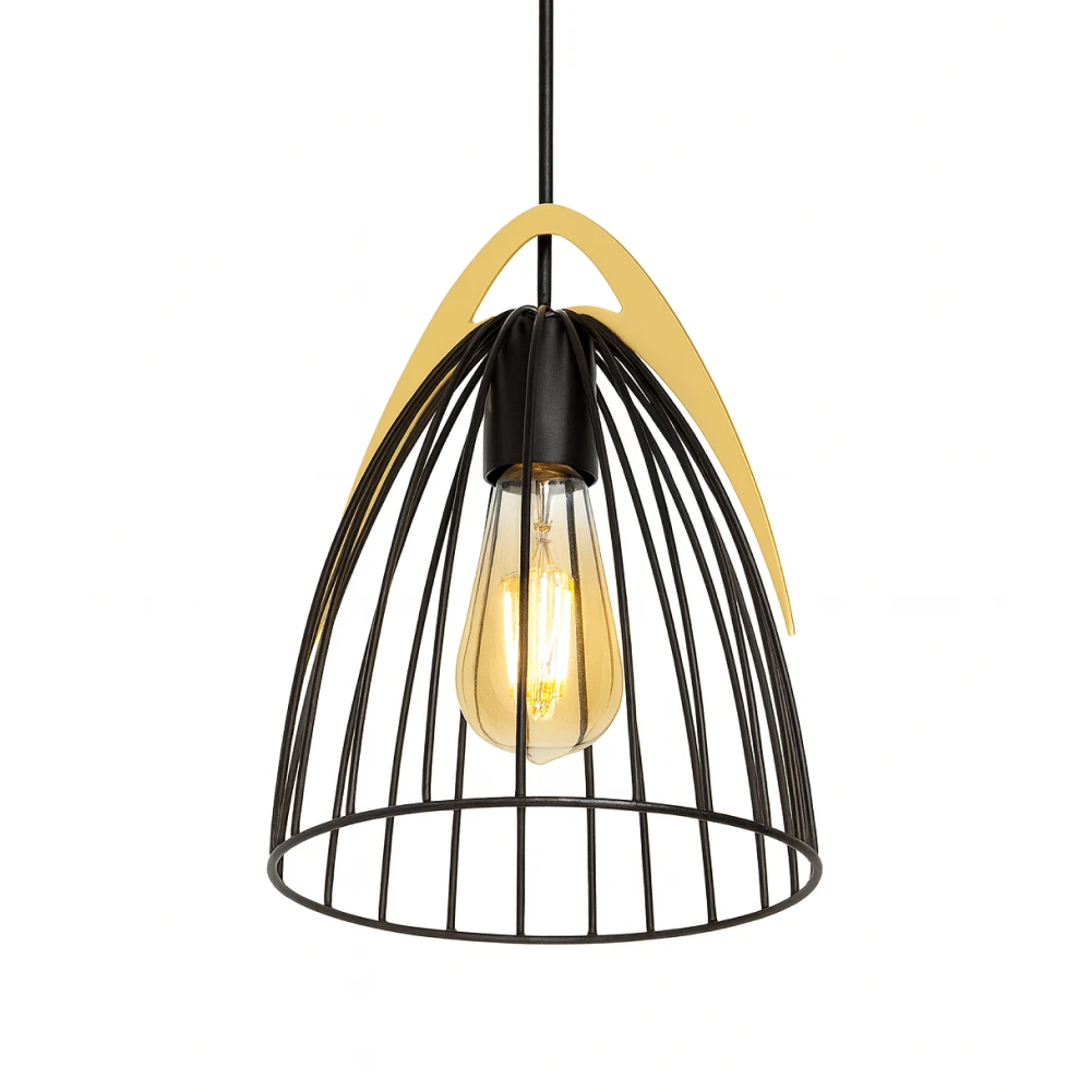 COLGANTE ARAMADO LL-83405/1 BK+GD 21*101CM