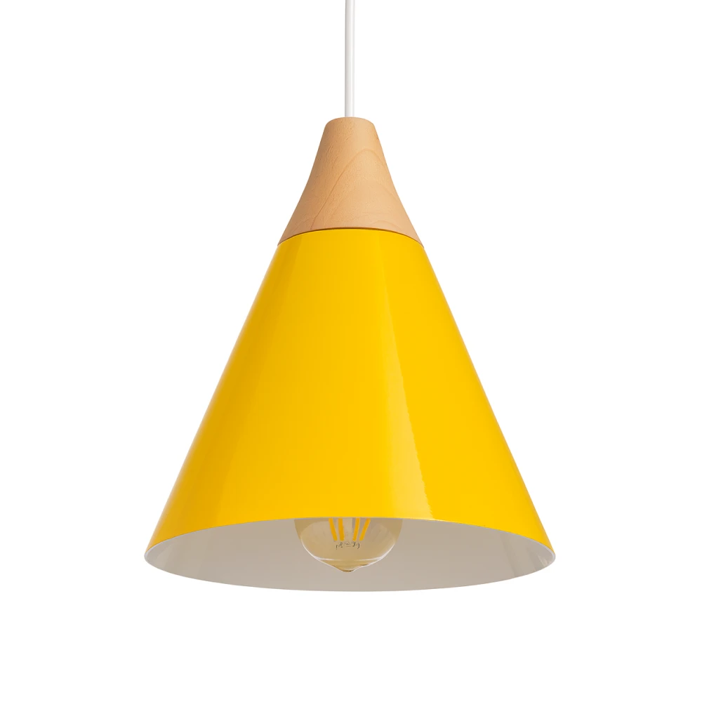 COLGANTE  SLOPE SKIVO YELLOW 20*25CM