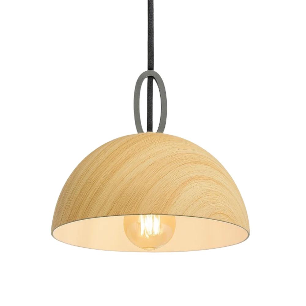 COLGANTE RETRO LL83161/1A SIMIL MADERA+GR