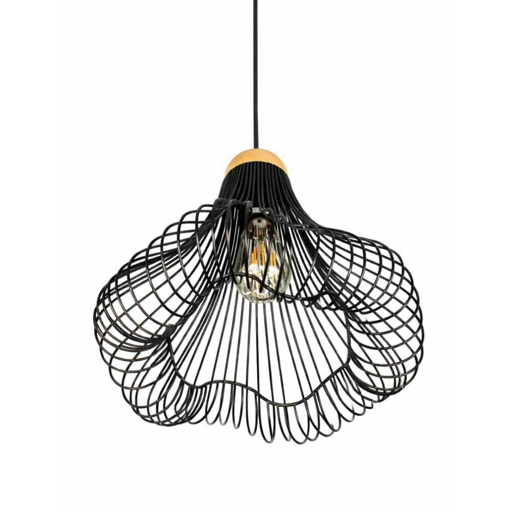 COLGANTE ARAMADO LL-82953/1 BK P*E27