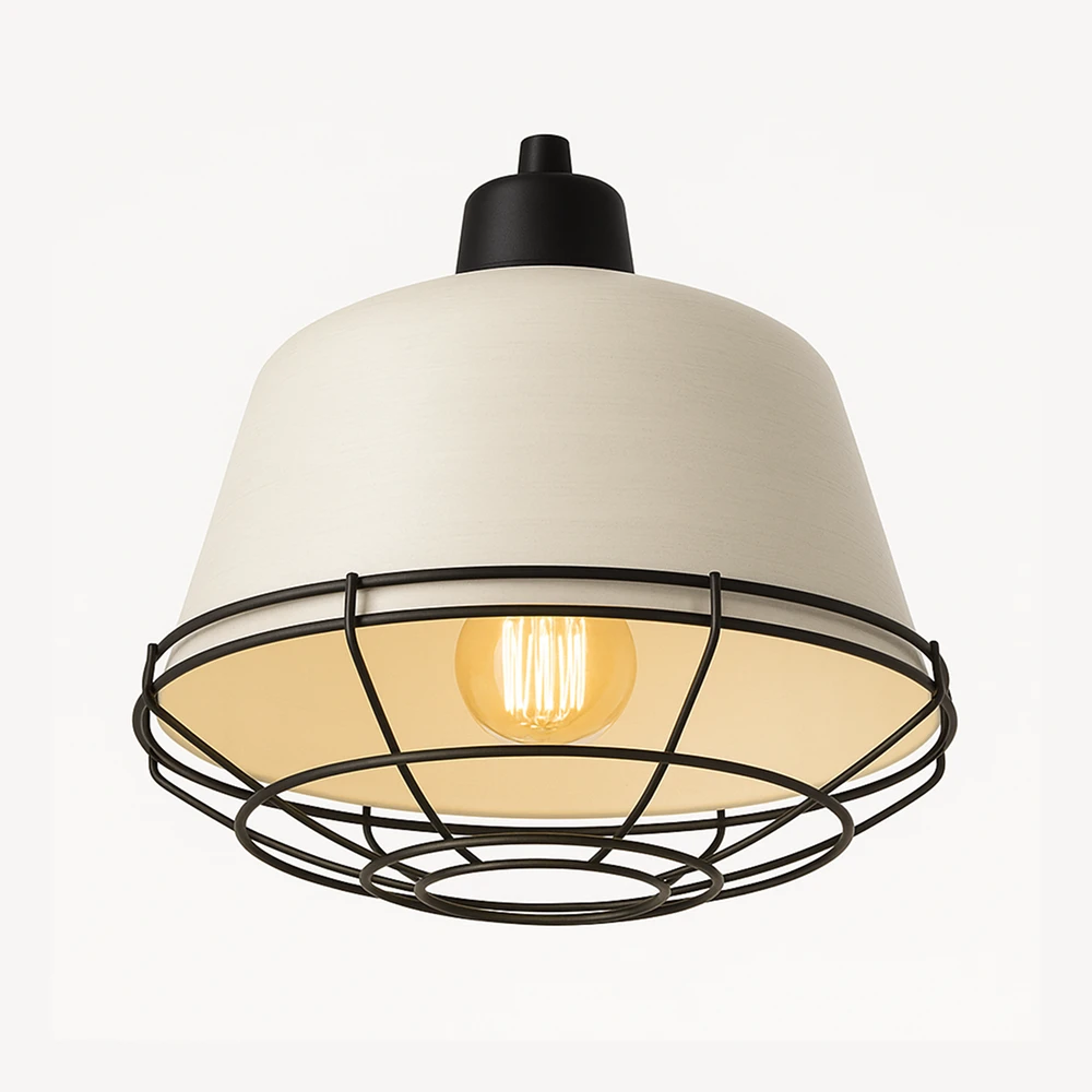 COLGANTE RETRO LL-83053/1W+BK 34*105CM