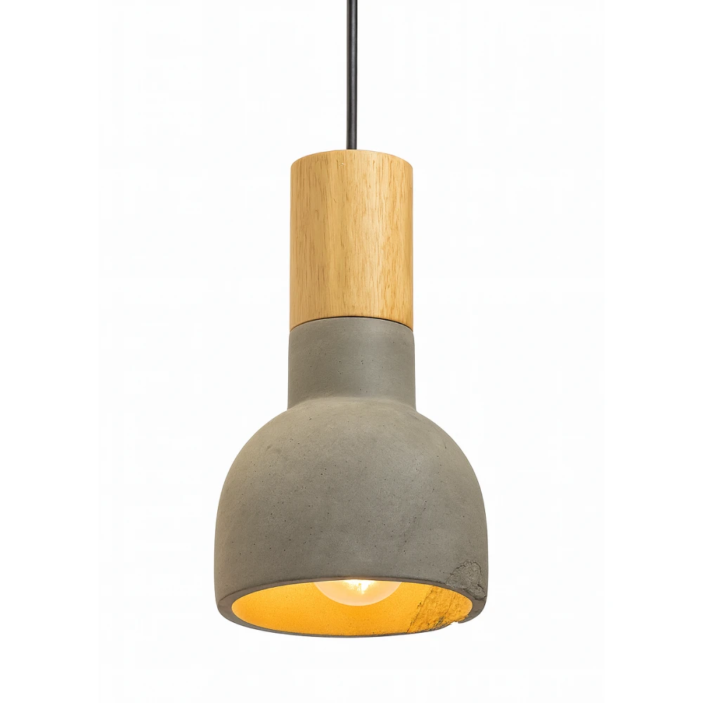 COLGANTE CEMENT WOOD LAMP LL-82612 15*100CM